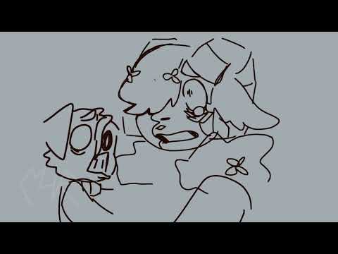 Ranboo becomes Peach but it's Ghostboo (animation)