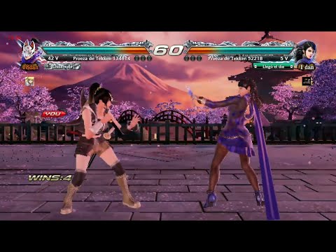 191_2 Kunimitsu ( Anakin x24 ) vs (Tincho) Zafina - Tekken 7 Online sin Grafica FT N07