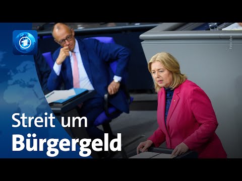 Debatte um Bürgergeld im Haushalt 2026: Bas verteidigt Bürgergeld – Merz fordert Einsparungen
