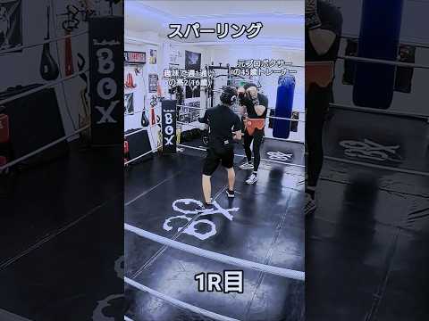 趣味で週1通いの高2(16歳)VS元プロボクサーのトレーナー(45歳)のスパーリング1R目