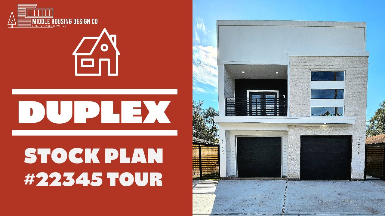 House plan tour: Job #22345 - Stacked Duplex