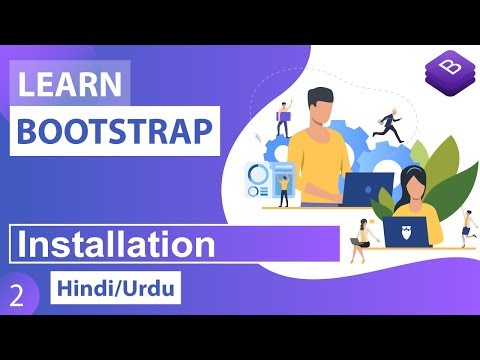 Bootstrap CSS Framework Installation Tutorial in Hindi Urdu