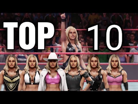 TheMan Games | My Top 10 Trish Stratus Attire Entrances WWE 2K19