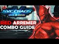 SVC CHAOS Combo Video Tutorial Red Arremer Boss Guide Breakdown SNK Vs Capcom How To Play