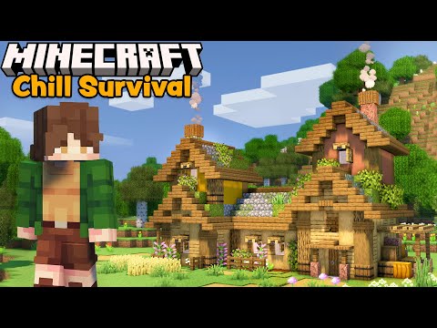 The PERFECT Start With a Cozy Cottagecore House! - Minecraft Chill Survival | Episode 1