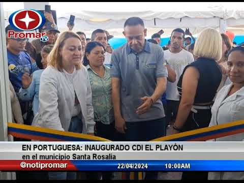 Reinaugurado el CDI Playón para beneficio de habitantes del municipio Santa Rosalía en Portuguesa