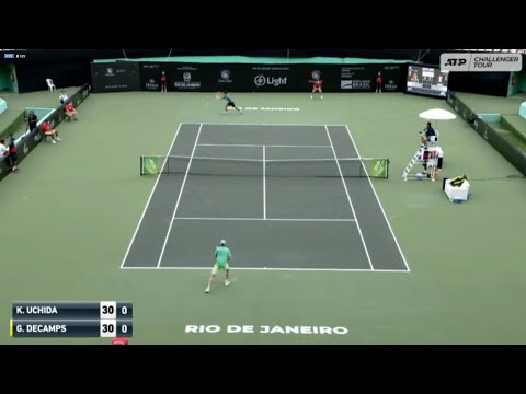 Kaichi Uchida (JPN) vs Gabriel Decamps (BRA), Rio De Janeiro challenger, SemiFinal