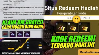 Download lagu CLAIM YOUR FREE DM! 😱 EASY WAY TO BIND YOUR FF ACCOUNT   LATEST FREE FIRE REDEEM CODE TODAY mp3