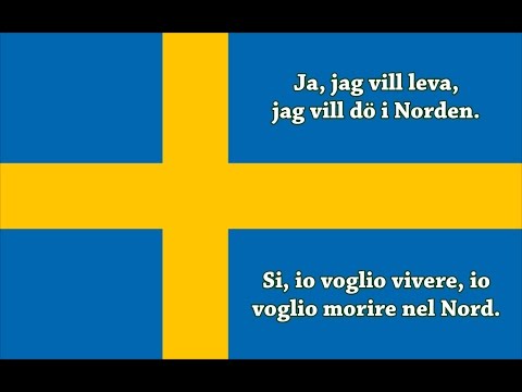 Inno nazionale della Svezia (SW/IT testo) - Anthem of Sweden