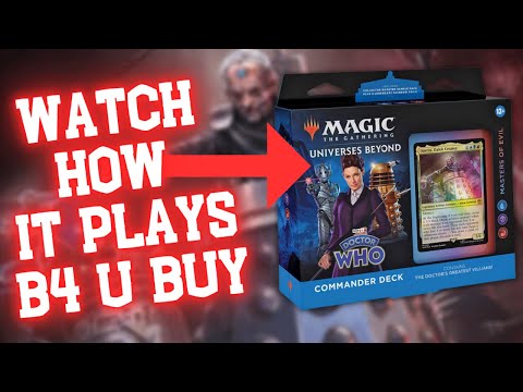 BEGINNERS GUIDE to Playing Masters of Evil | MTG Dr Who | Davros Dalek Creator