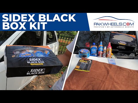 Sidex 8 In 1 Black Box Ultimate Car Care Kit