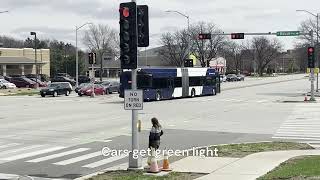 Madison BRT Midvale Queue Jump #brt #madisonwi #transit #busspotting