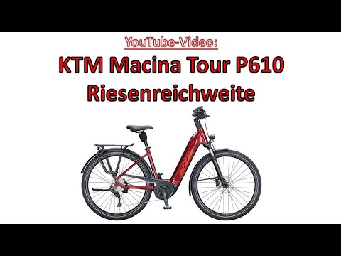 KTM Macina Tour P610 Trekking-Komfort E-Bike mit Riesenreichweite