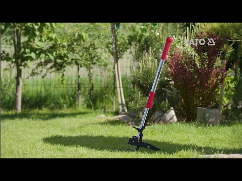 Вириватель сорняков ручной YATO, длина 995 мм — удобный инструмент