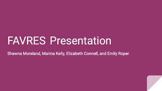 FAVRES Presentation