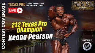 2023 Texas Pro 212 & Classic Physique results - Keone Pearson wins!