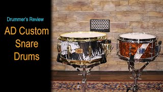 Unique Drums From A Unique Drum Company // AD Custom Drums Snare Drums // Full Review & Demo...