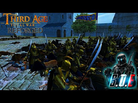 Numenor & Elrond Join Forces At Minas Tirith - Third Age Reforged