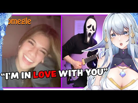 GHOSTFACE SERENADES THESE GIRLS AND ME!! | TheDooo Omegle | VTuber Reacts