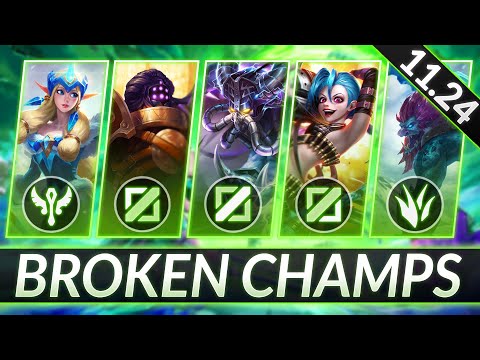 3 BEST SOLO CARRY Champions of EVERY ROLE - LATE GAME HYPER CARRIES for 11.24 - LoL Guide