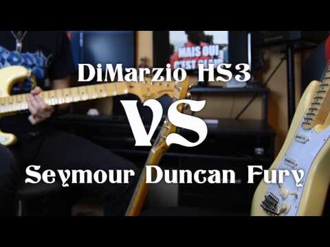 DiMarzio HS3 VS Seymour Duncan Fury - Yngwie Malmsteen pickups