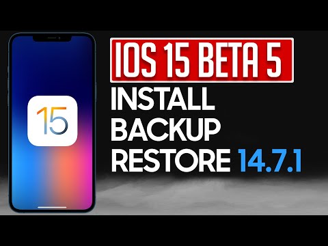 How to Install iOS 15 Beta 5 on any iPhone | Downgrade back to iOS 14 (4K)