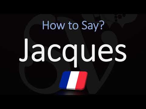 How to Pronounce Jacques? French Name Pronunciation (Native Speaker)