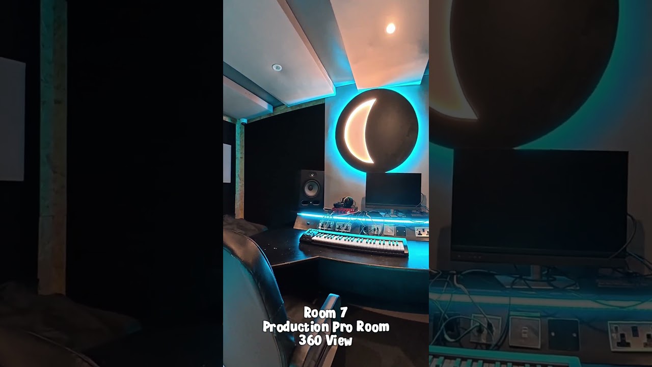 Room 7 — Production Pro Room 🔥 at All Nighter Studios. Open 24/7 🌙 #AllNighterStudios #studiotour
