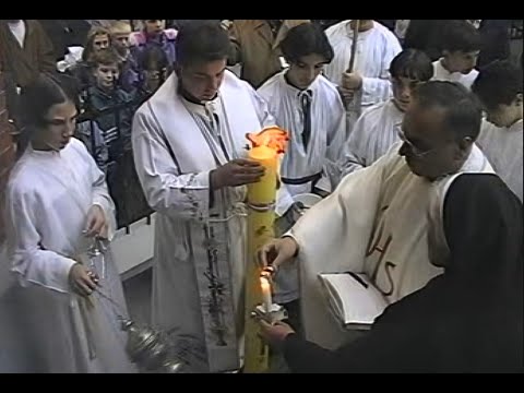 Velika subota 11.4.1998. - Plamen Uskrsne svijeće