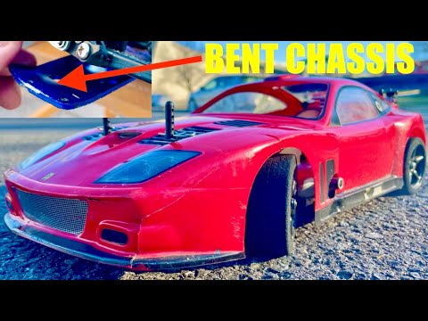 BENT Chassis - Let's fix it - Kyosho FW-05T Repair & Give Away Donation (Part 2)