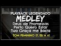 Medley Toque No Altar PLAYBACK LEGENDADO TOM FEMININO By Niel Nascimento