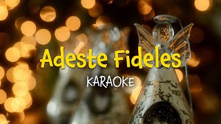 Adeste fideles (instrumental with lyrics - karaoke video) [3 verses]