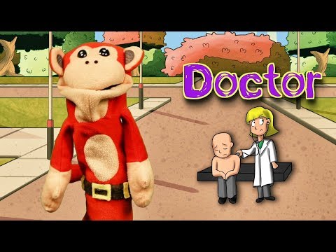 Las Profesiones en Inglés con El Mono Sílabo. Inglés para Niños. Videos Educativos