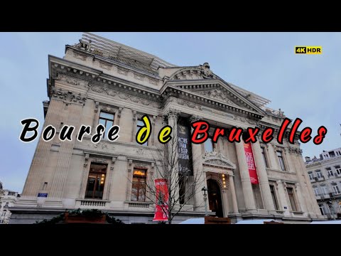 The Brussels Stock Exchange - Belgium 🇧🇪  in 4K⁶⁰fps