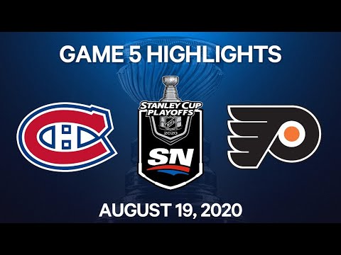NHL Highlights | 1st Round, Game 5: Canadiens vs. Flyers - Aug. 19, 2020