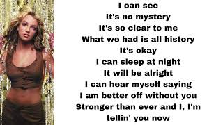 Britney Spears - Don’t go knockin’ on my door (lyrics)