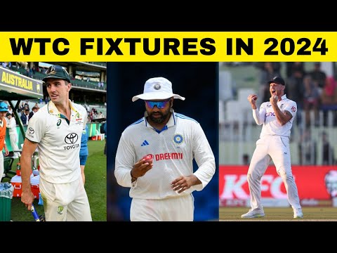 ICC World Test Championships: Fixtures for each team in 2024 | Sports Today
