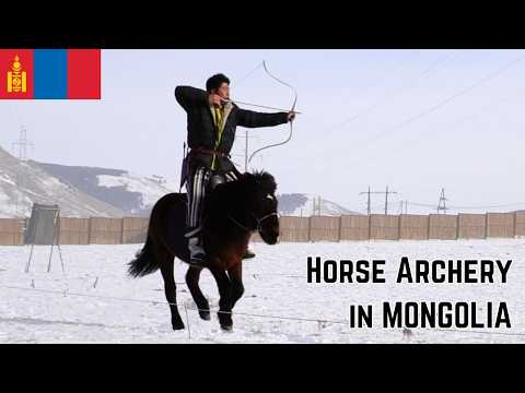 Horse Archery in Mongolia --1st Time