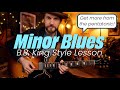 Pentatonic Artistry! B.B. King “Thrill is Gone” style lead study. Minor key 12 Bar Blues solo lesson