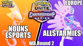 Nouns Esports vs Allstarmies - PUCS EU March Qualifier WB Round 2 | Pokemon Unite