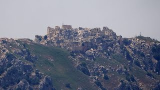 Israelische Flagge weht über Burg Beaufort im Süden Libanons