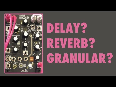 Blending delay, reverb & granular processes with Mimeophon from Make Noise // Superbooth 2019