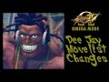 USFIV Omega Mode Dee Jay Move List Changes