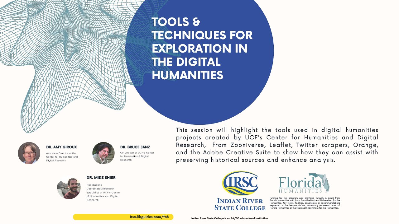 Tools and Techniques for Exploration in the Digital Humanities