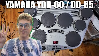 Video thumbnail for Yamaha YDD-60 / DD-65 Tabletop Electronic Drums - Vintage Tech Review #12 by Demonic Sweaters
