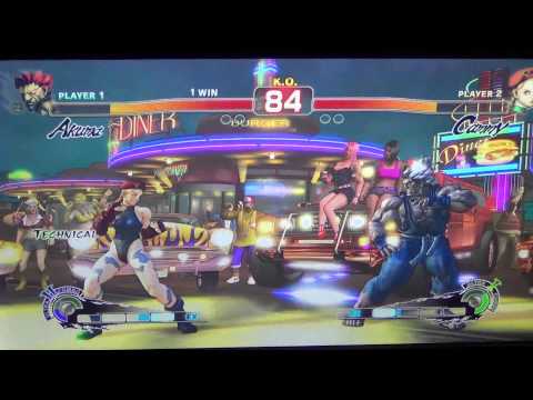 WNF Street Fighter 4 AE ilija b (Akuma) vs Carnage (Cammy)