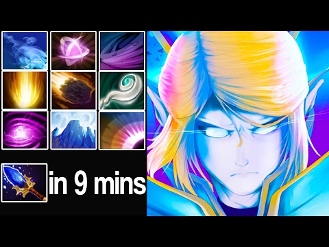 Ah Jit 7800 MMR Plays Invoker with Aghanim's Scepter in 9 Mins - Dota 2