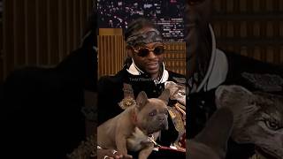 2 Chainz’s Dog Trappy Falls Asleep In The Middle Of His Interview!?!🥴😂😱 #chainz #dog #fun #funny