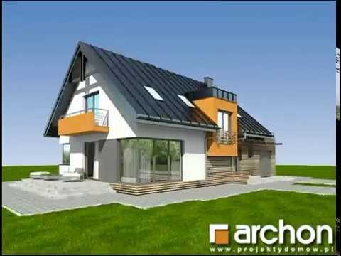 Dom w amarylisach 2. ARCHON+ Projekty domów, www.archon.pl