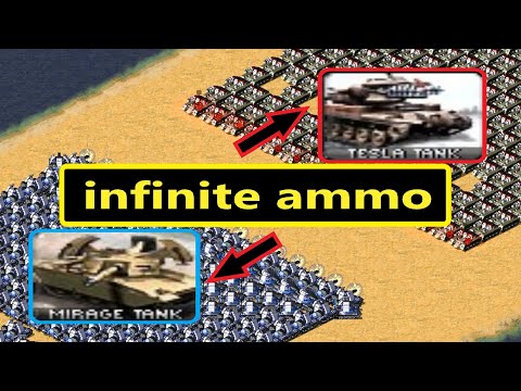 Infinite ammo - Mirage vs Tesla Tank - Red Alert 2